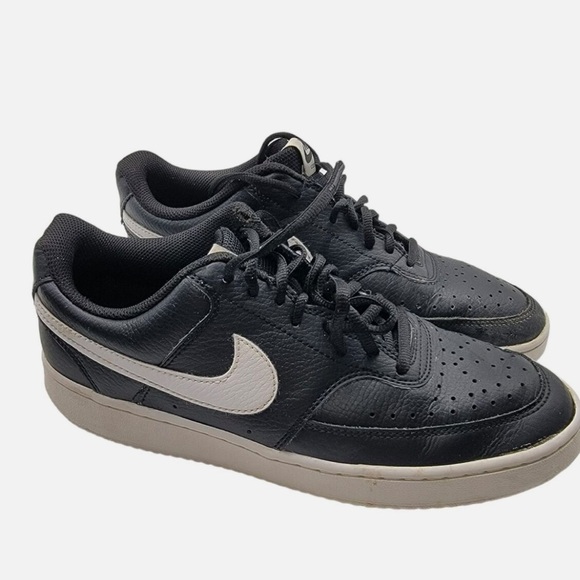 Nike Court Vision Next Nature Low Black White Sz 9 Men - Picture 8 of 10